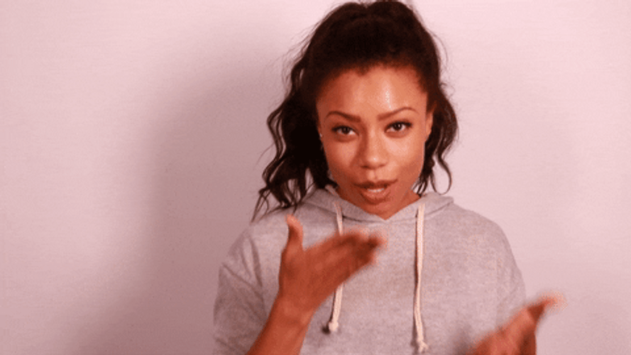 Actress Shalita Grant Blowing Kisses GIF