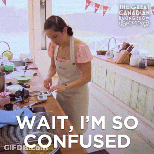 Ad For The Great Canadian Baking Show Showing Woman Cooking GIF