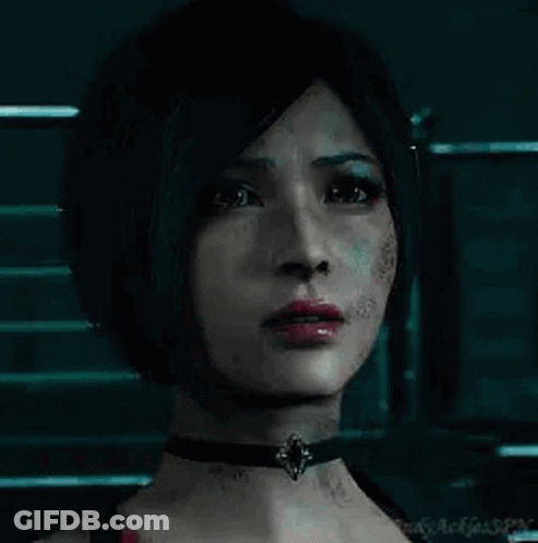 Ada Wong Resident Evil 2 Looking At Camera GIF