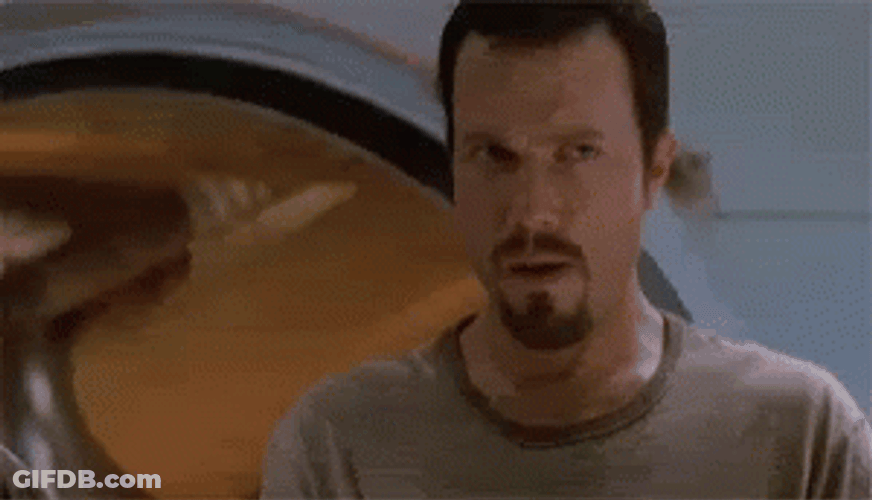 Adam Baldwin Looking Side To Side GIF