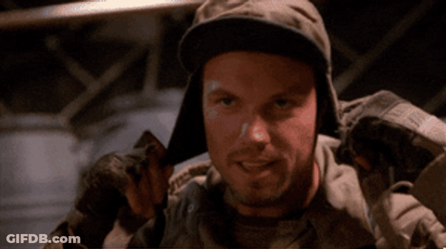 Adam Baldwin The Train Job GIF