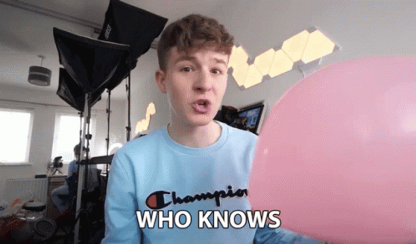 Adam Beales Pink Balloon Who Knows GIF