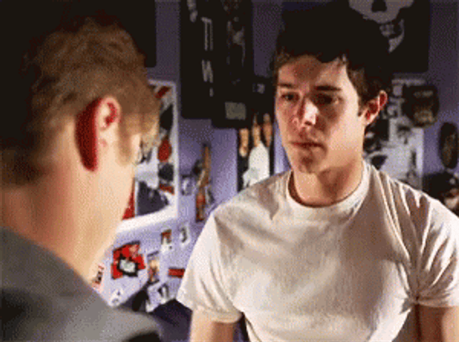 Adam Brody Comforting Hug GIF