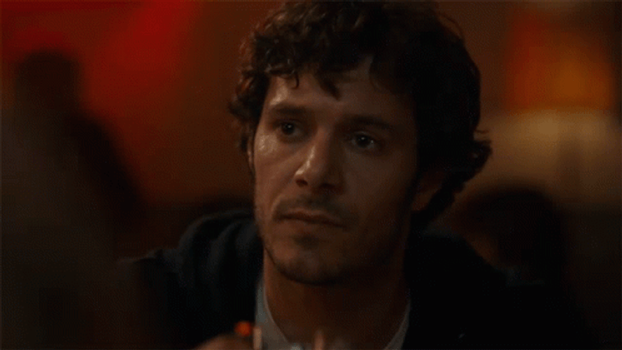 Adam Brody Drinking Beer GIF