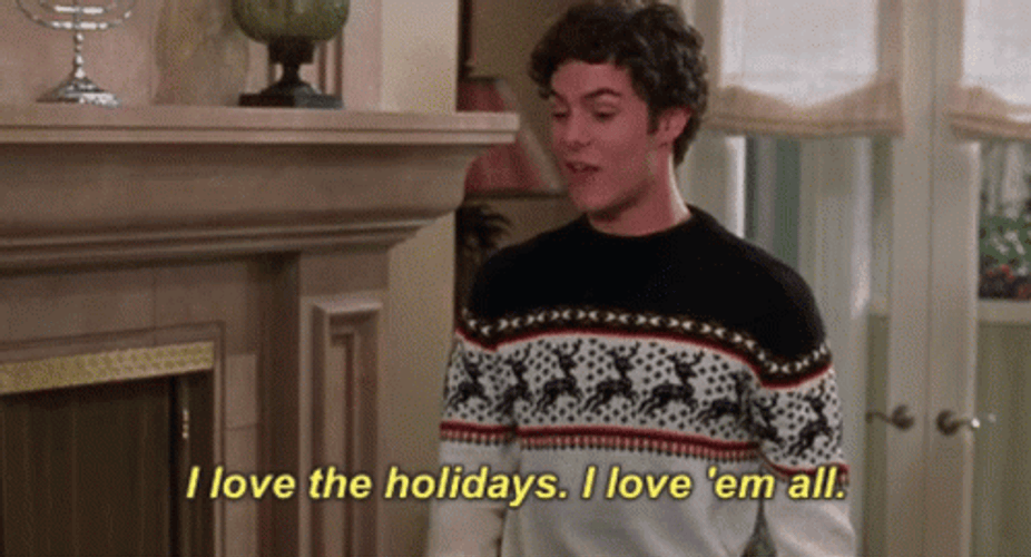 Adam Brody Happy Hannukah GIF