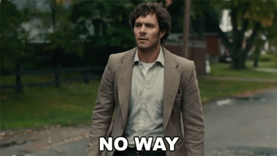 Adam Brody No Way GIF