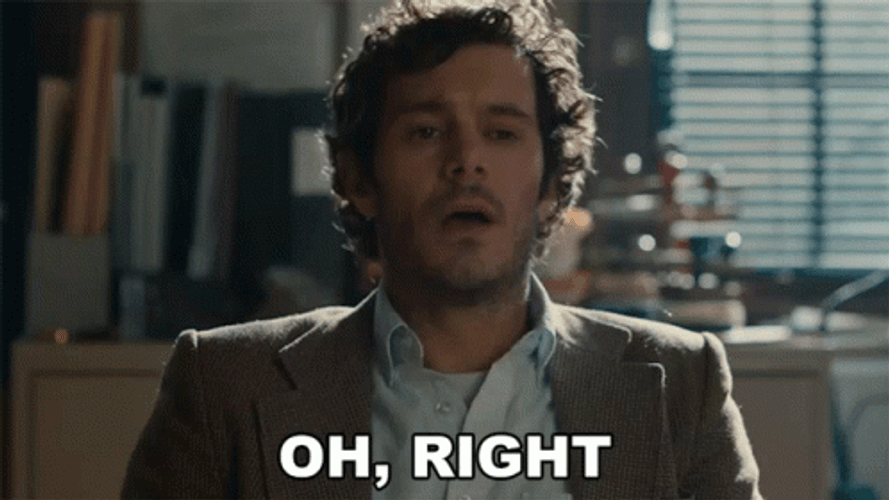 Adam Brody Oh Right GIF