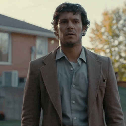 Adam Brody Slow Cautious Walk GIF