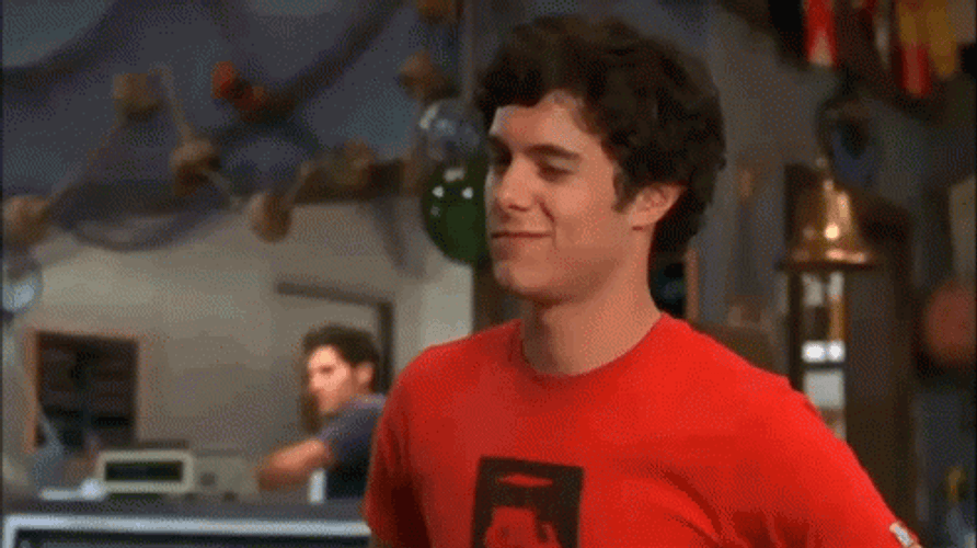 Adam Brody Smiling Wink GIF