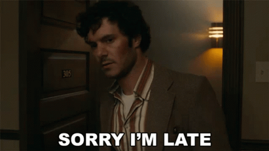 Adam Brody Sorry I'm Late GIF