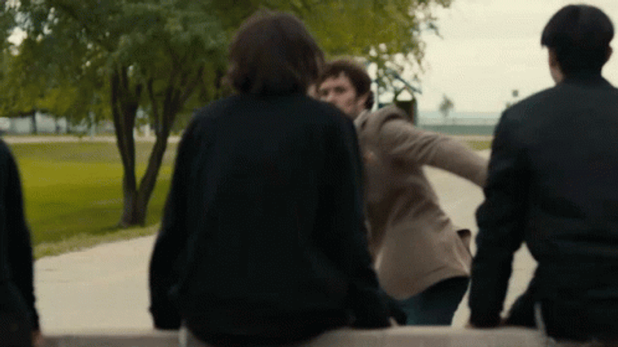 Adam Brody Strong Slap GIF