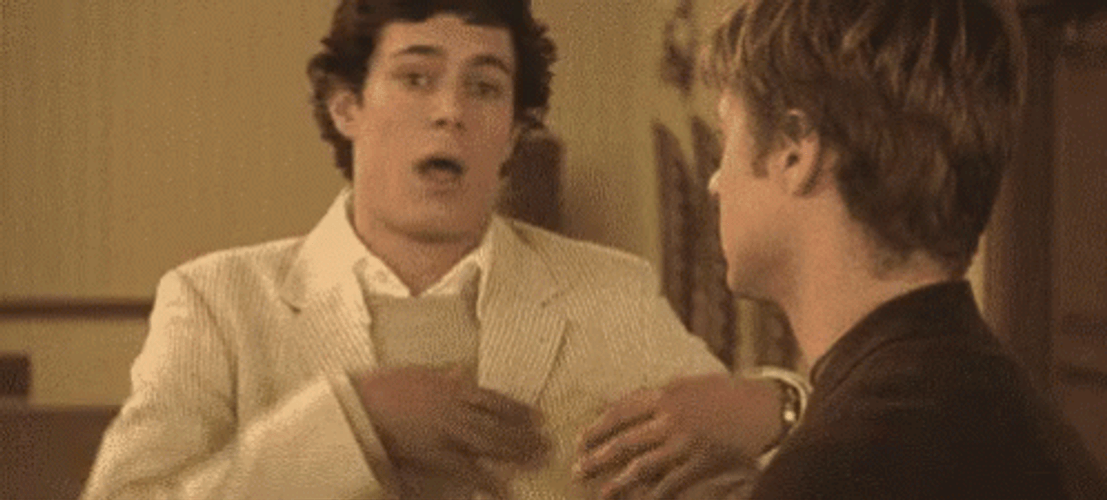 Adam Brody Victory Dance GIF