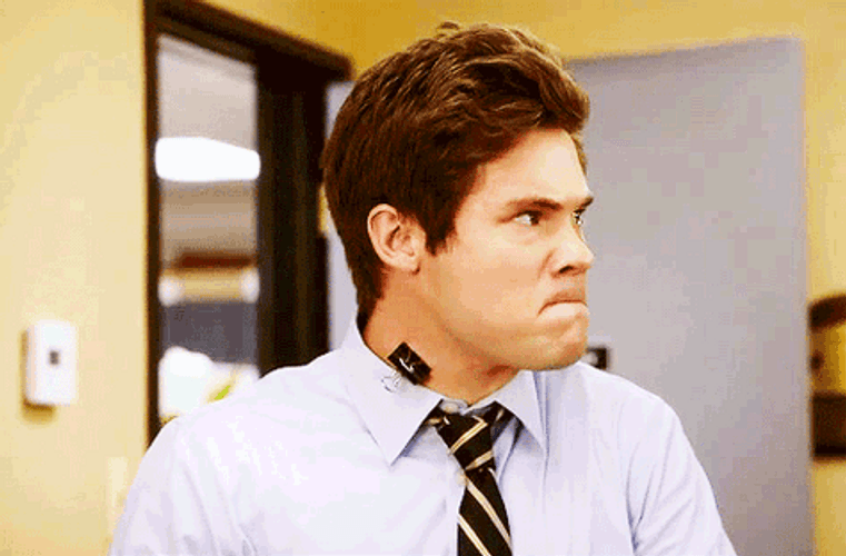 Adam Devine Angry Nope Workaholics GIF