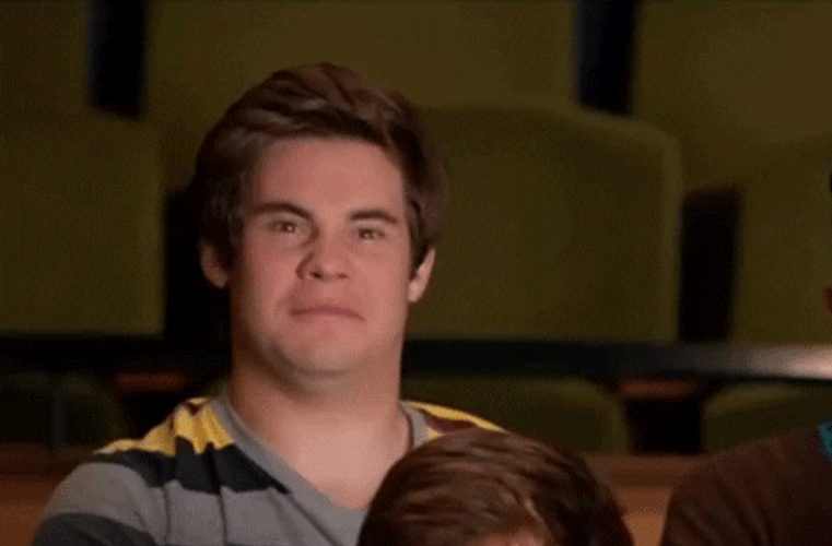 Adam Devine Bumper Taken Aback GIF