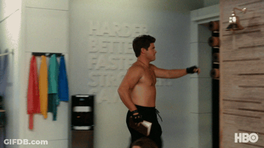 Adam Devine Clanging Bell GIF