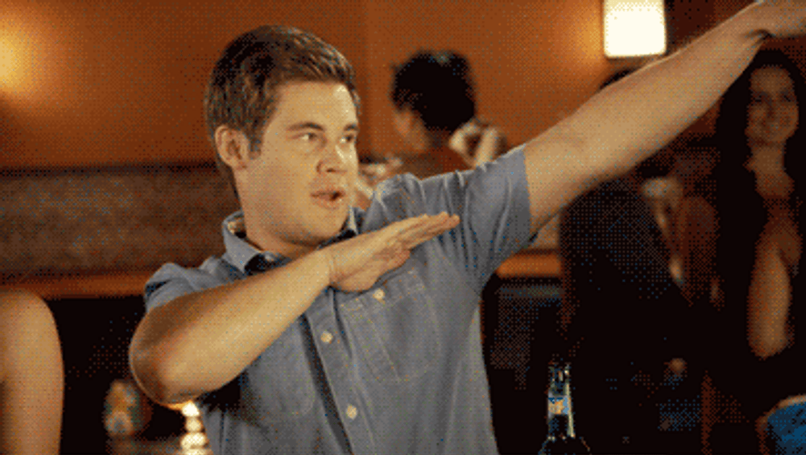 Adam Devine Dab Dance Workaholics GIF