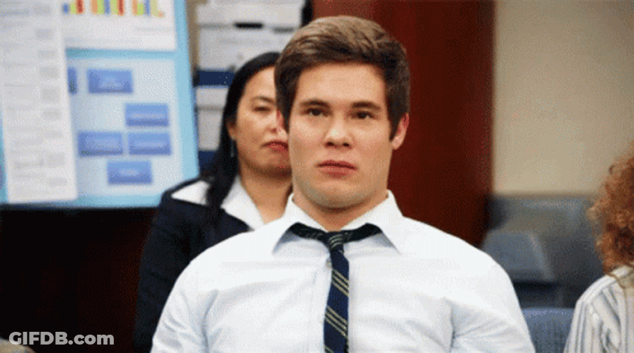 Adam DeVine Dislike Reaction GIF