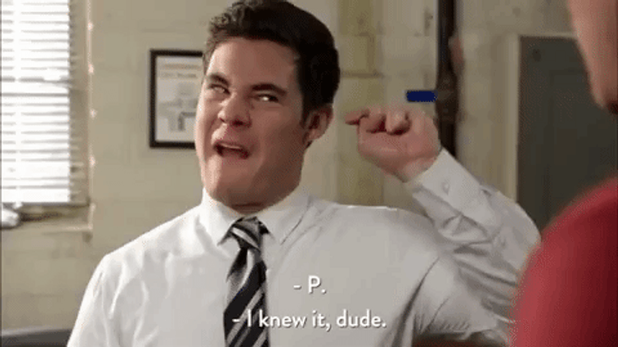 Adam Devine I Knew It Dude GIF