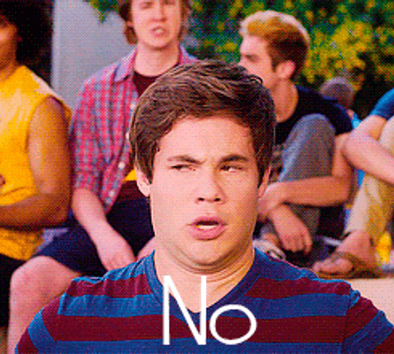 Adam Devine No Hard Pass GIF
