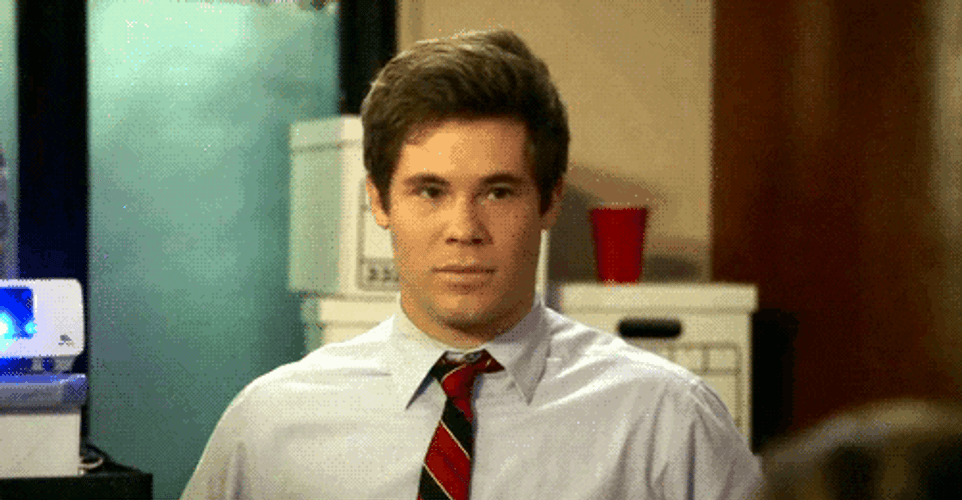 Adam Devine Nope IDK Workaholics GIF