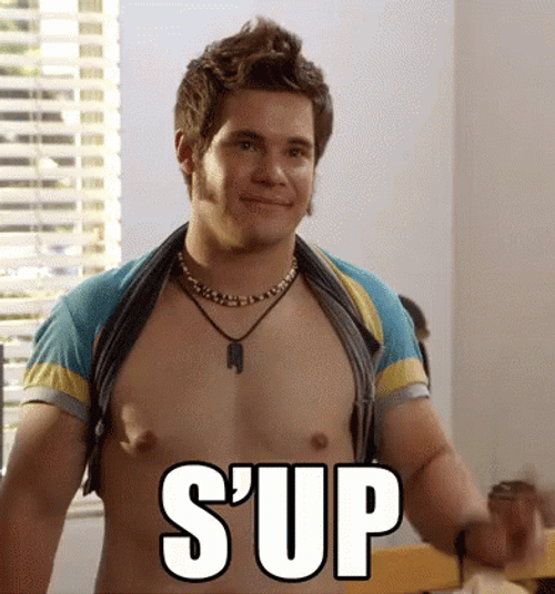 Adam Devine S'up Peace Workaholics GIF