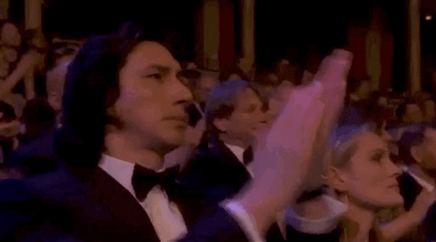 Adam Driver Applauding GIF