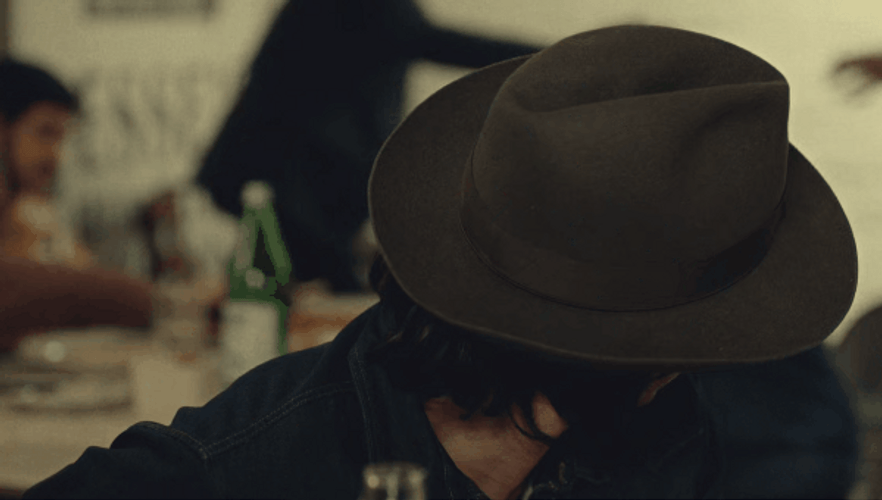 Adam Driver Looking Behind GIF