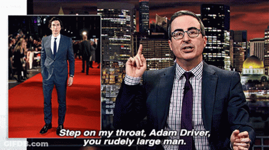 Adam Driver Red Carpet Review GIF