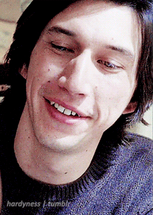 Adam Driver Smiling GIF