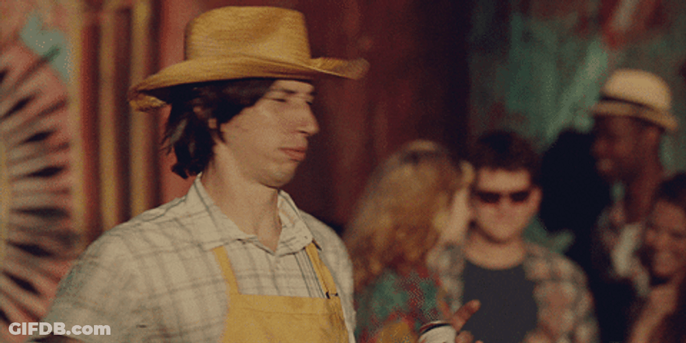 Adam Driver Spinning GIF