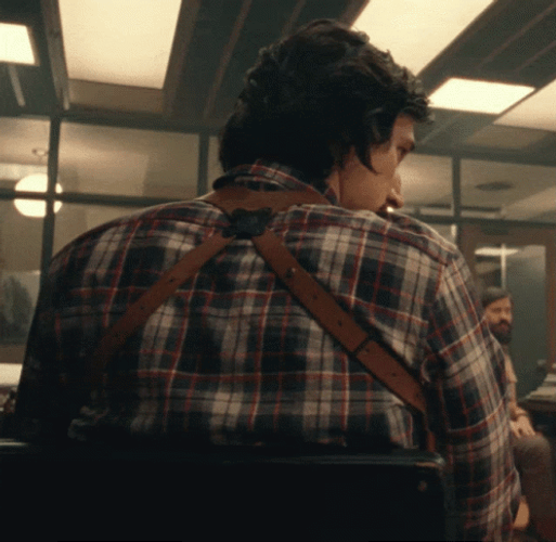 Adam Driver Turning Around In Blackkklansman GIF