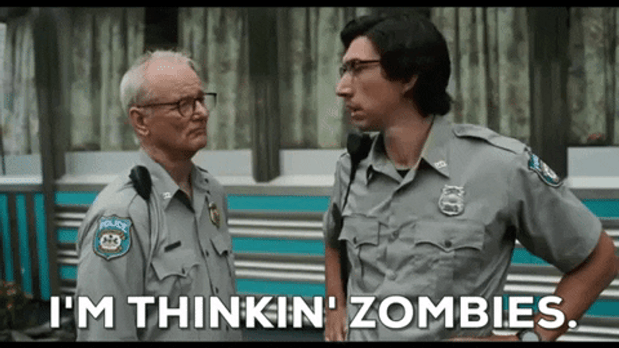 Adam Driver With Bill Murray GIF