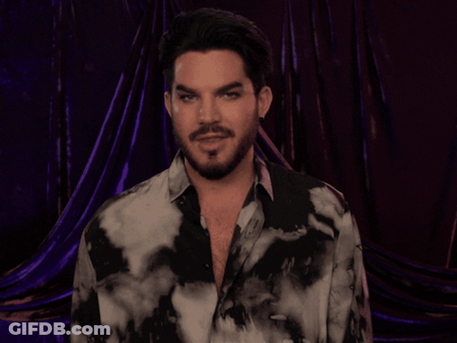 Adam Lambert Interested GIF