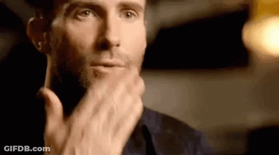 Adam Levine Blowing Kiss GIF