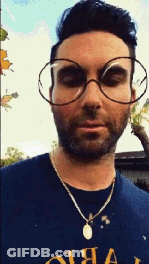 Adam Levine Filters GIF