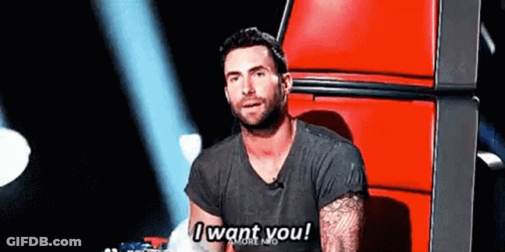 Adam Levine I Want It Now GIF