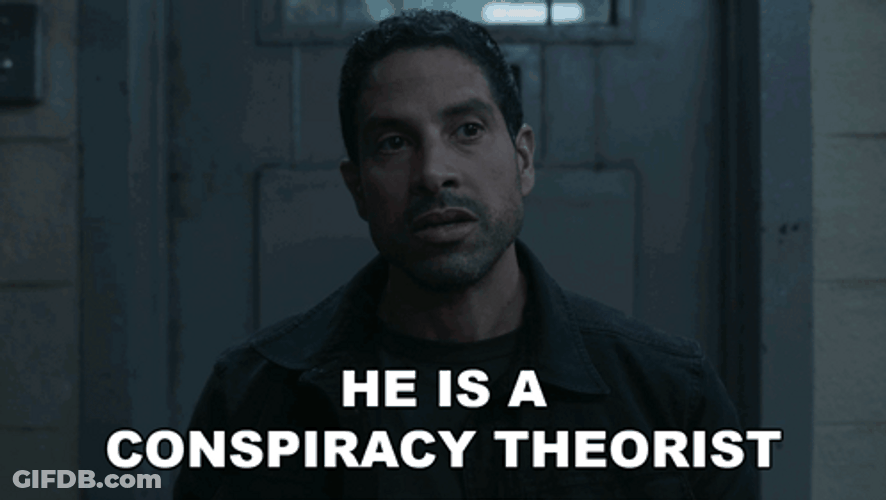 Adam Rodriguez Conspiracy Theorist GIF
