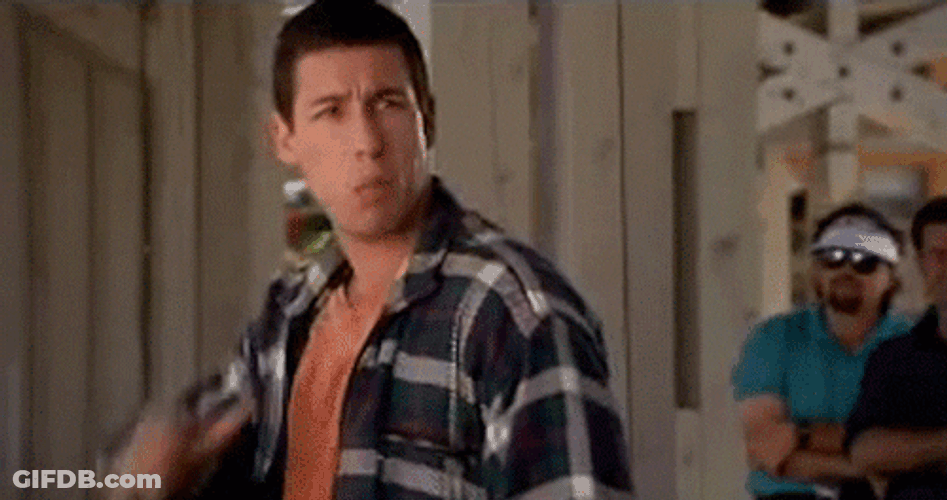 Adam Sandler Bleh Thumbs Down GIF
