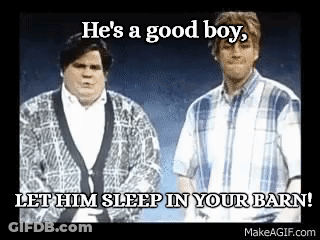 Adam Sandler Chris Farley GIF