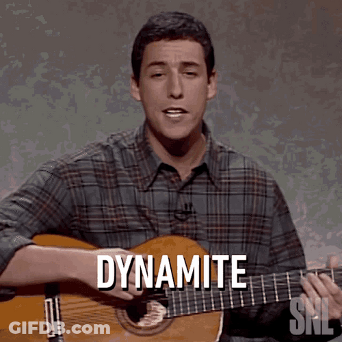 Adam Sandler Playing Guitar GIF