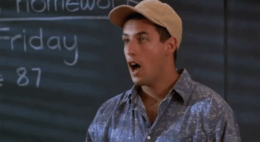 Adam Sandler Smart Man Alive GIF