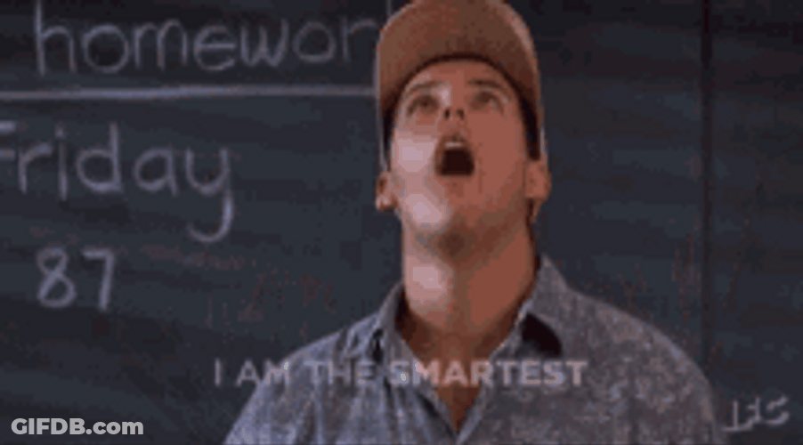 Adam Sandler Smartest Man GIF