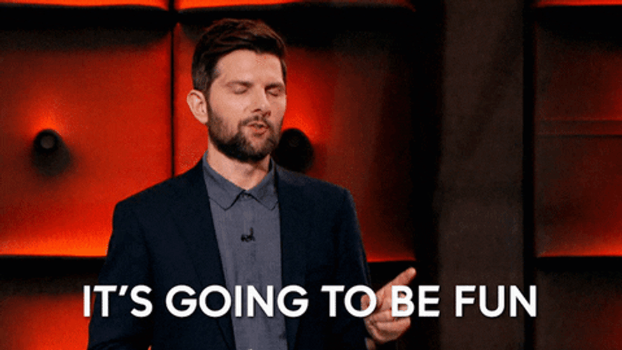 Adam Scott Going To Be Fun GIF