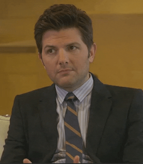 Adam Scott Grinning GIF