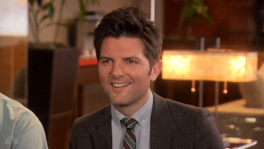 Adam Scott Smiling GIF