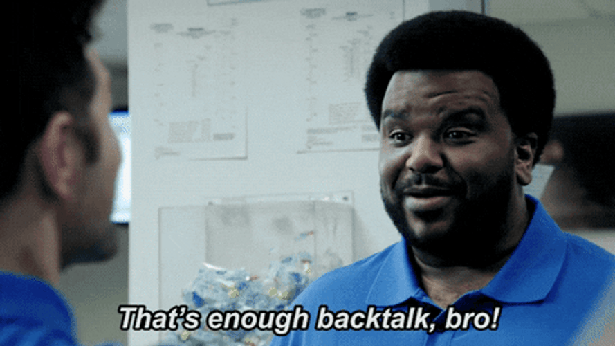 Adam Scott That's Enough Backtalk Bro GIF