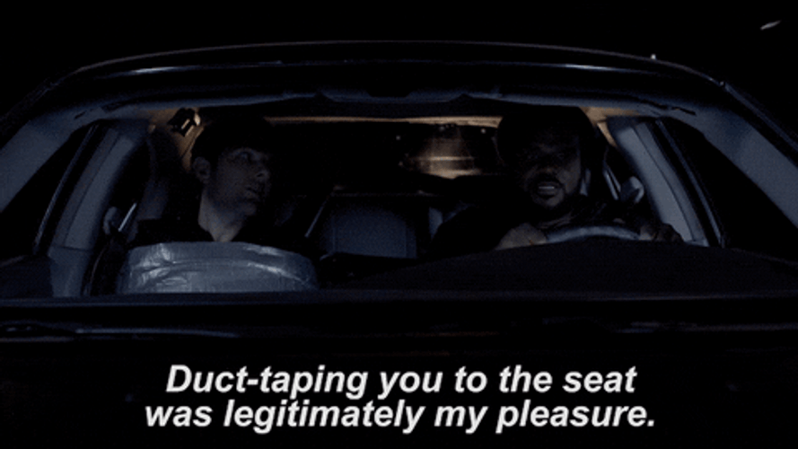 Adam Scott With Craig Robinson GIF