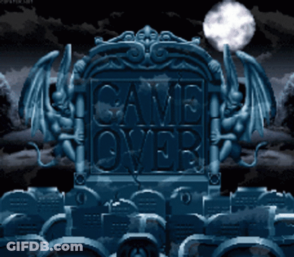 Adamms Family Game Over GIF