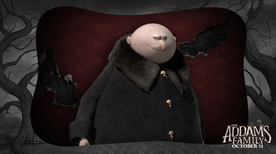 Addams Family Uncle Fester Trick Or Treat GIF