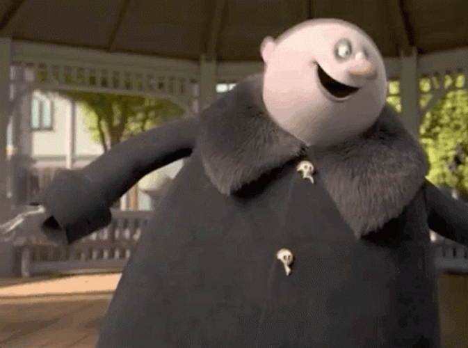 Addams Family Uncle Fester What Funny Head Up Down GIF